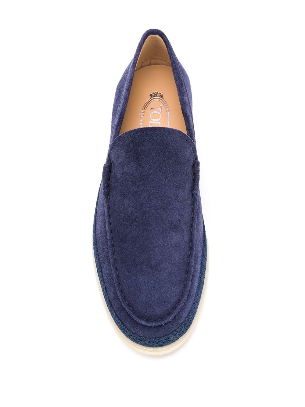 slip-on leather loafers - 4