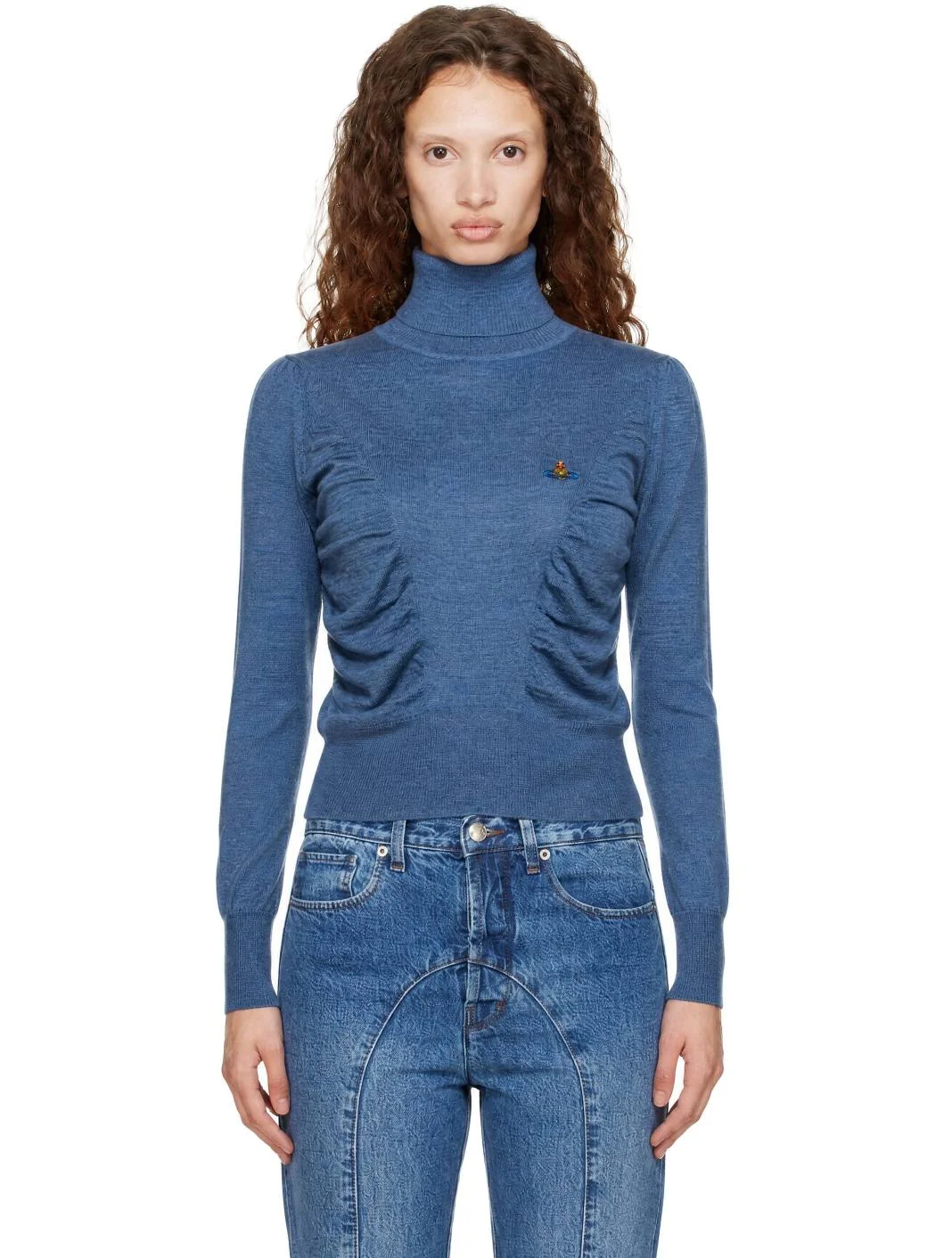 Blue Pamela Turtleneck - 1