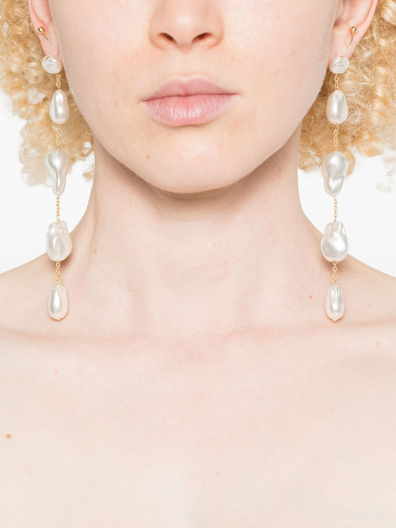Cult Gaia Vana faux-pearl earrings outlook