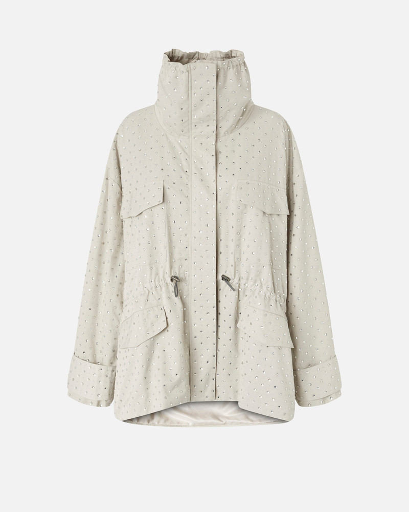 PARKA WITH RHINESTONES AND STUDS 1