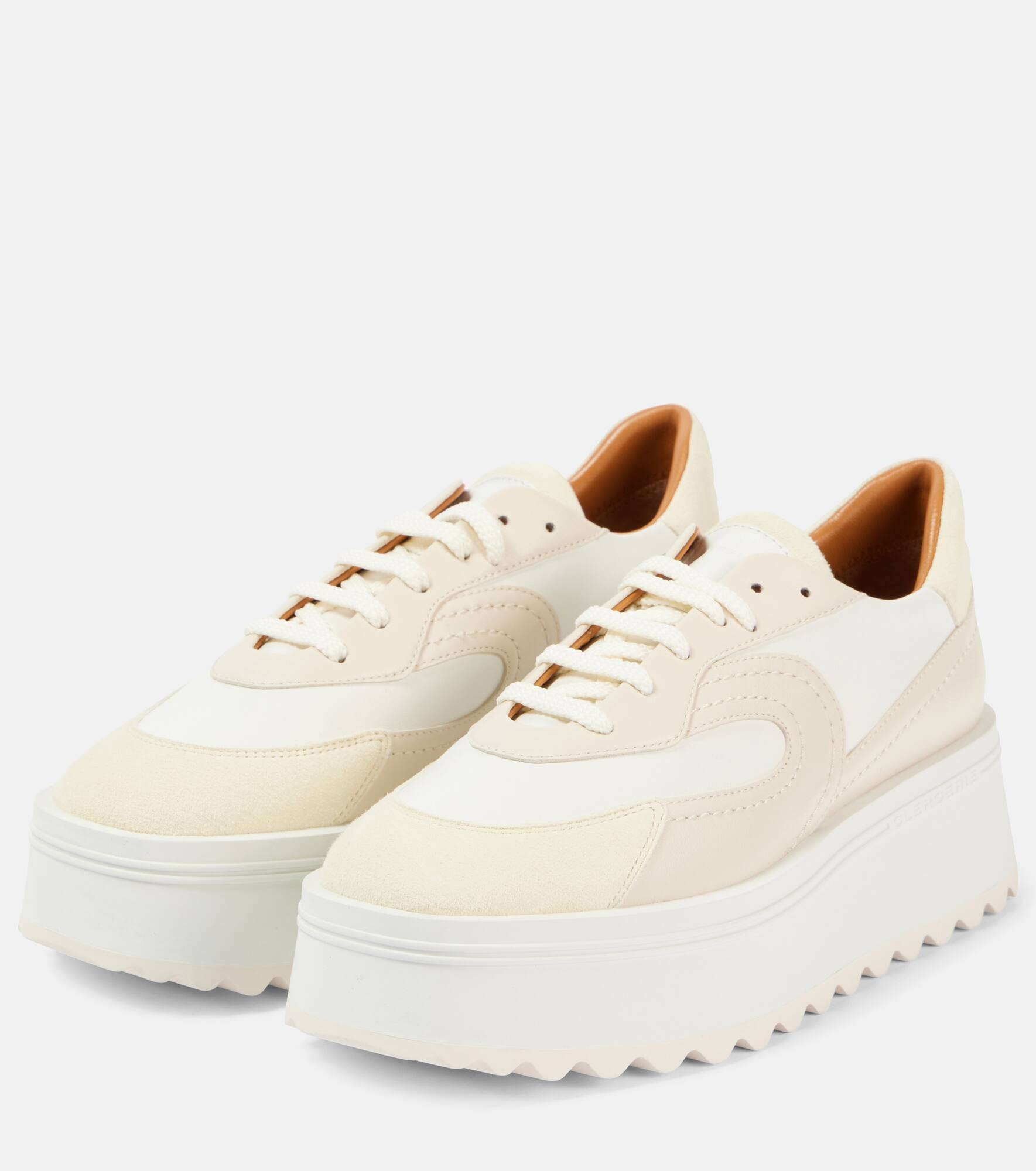 Awake suede platform sneakers - 4