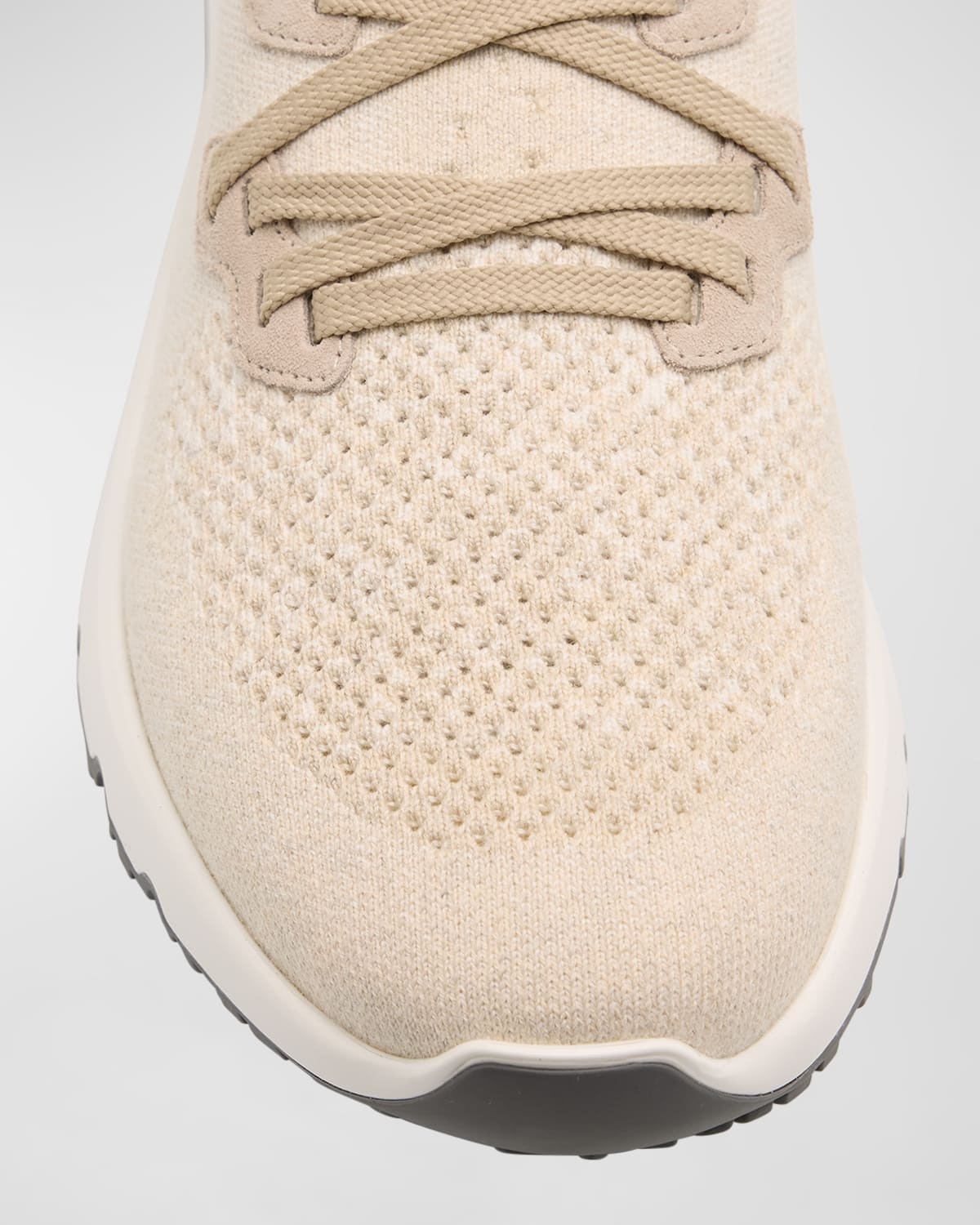 Men's Melange Knit Runner Sneakers - 5