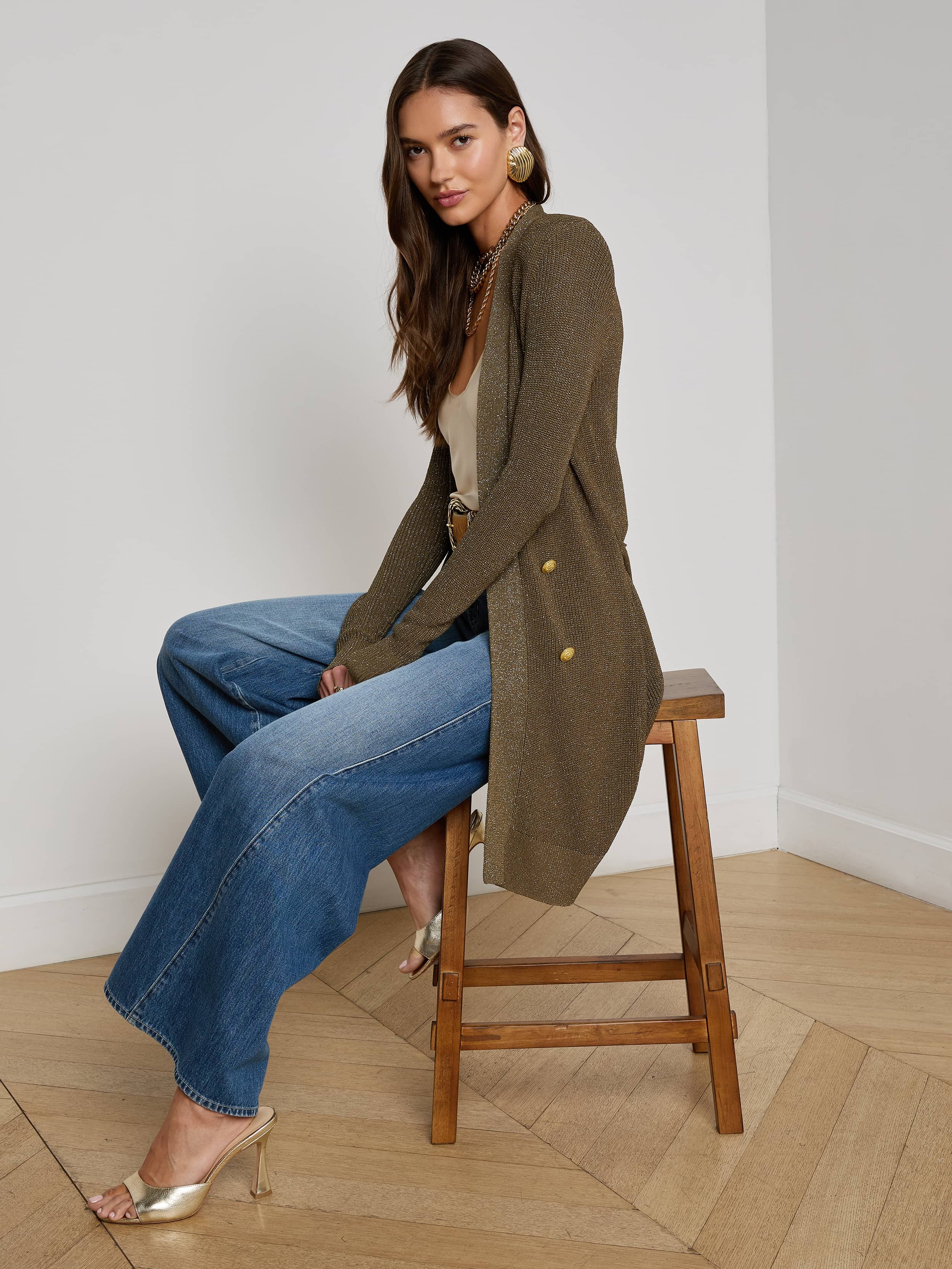 Noe Double-Breasted Cardigan - 6