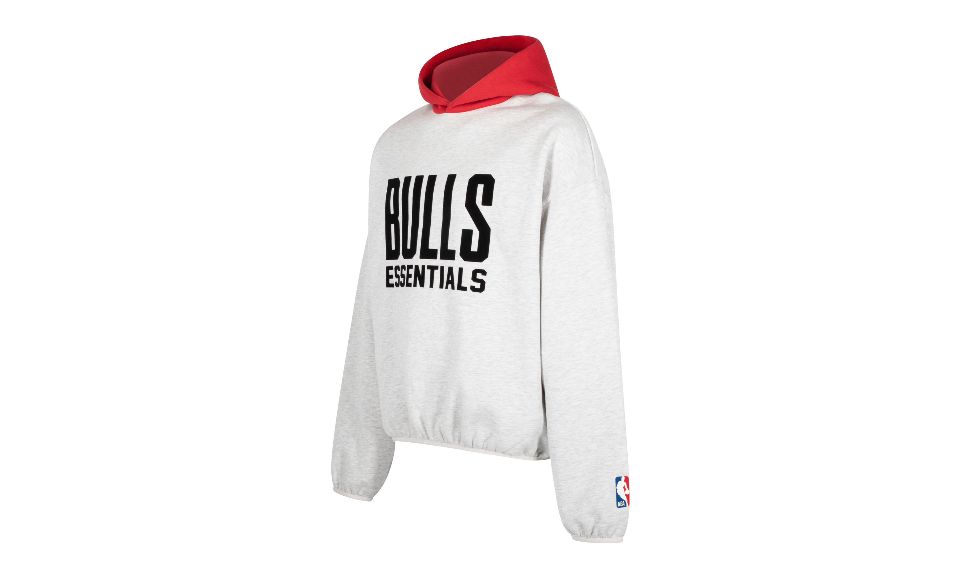 Fear of God Essentials "NBA Bulls Hoodie - Light Heather" - 2