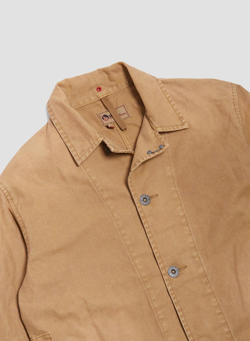 Nigel Cabourn Navvie Blazer Canvas in Tan outlook
