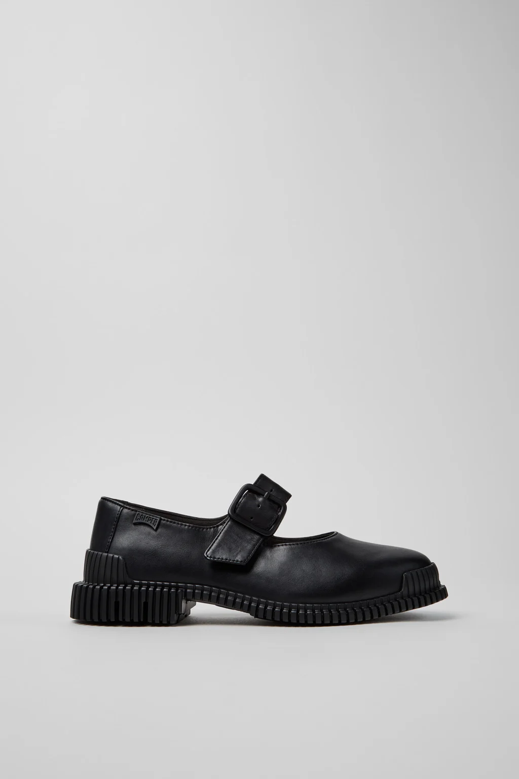 Pix Black Leather Shoes for Women. - 1