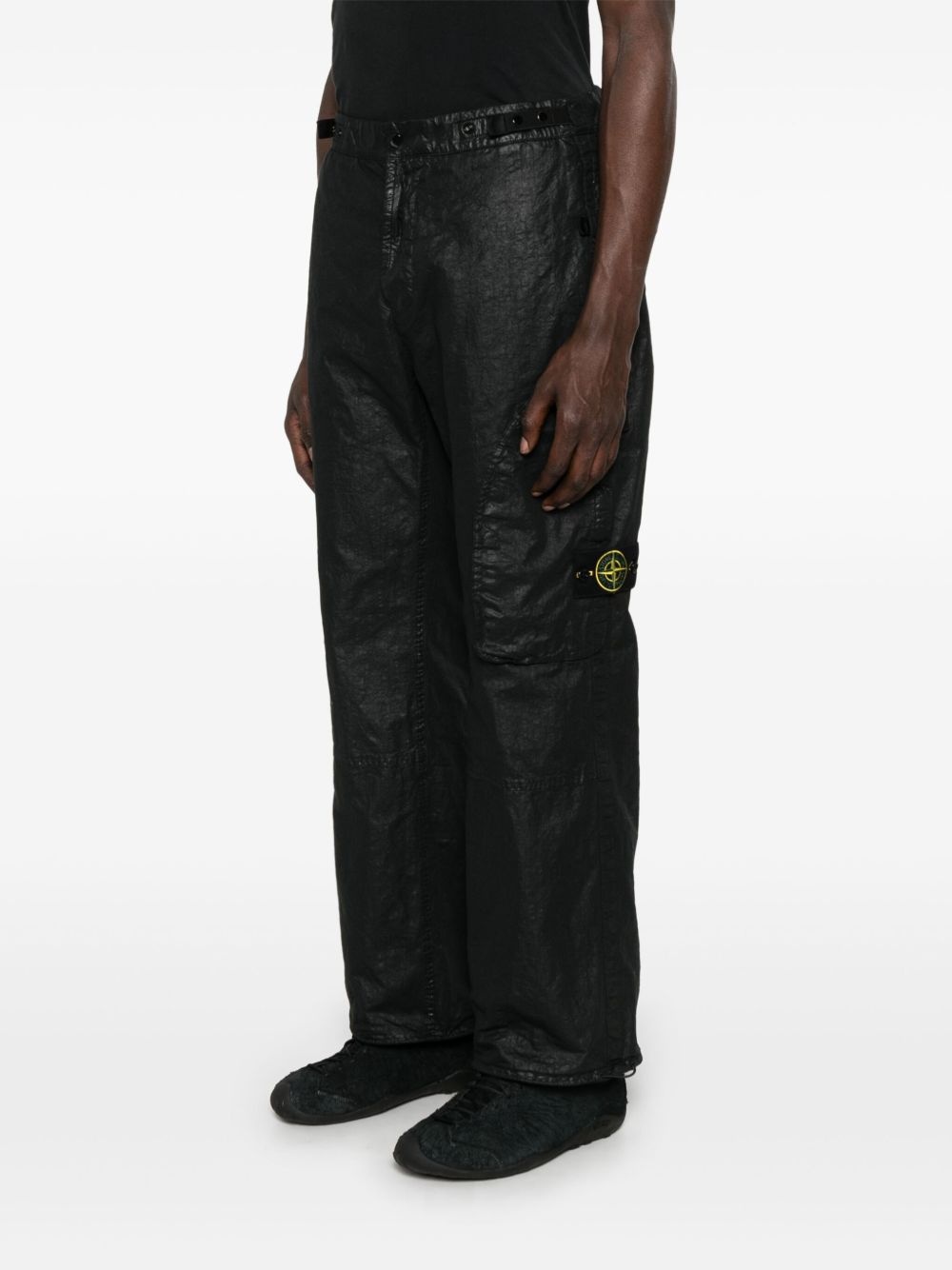 Panama-weaved cargo pants - 3