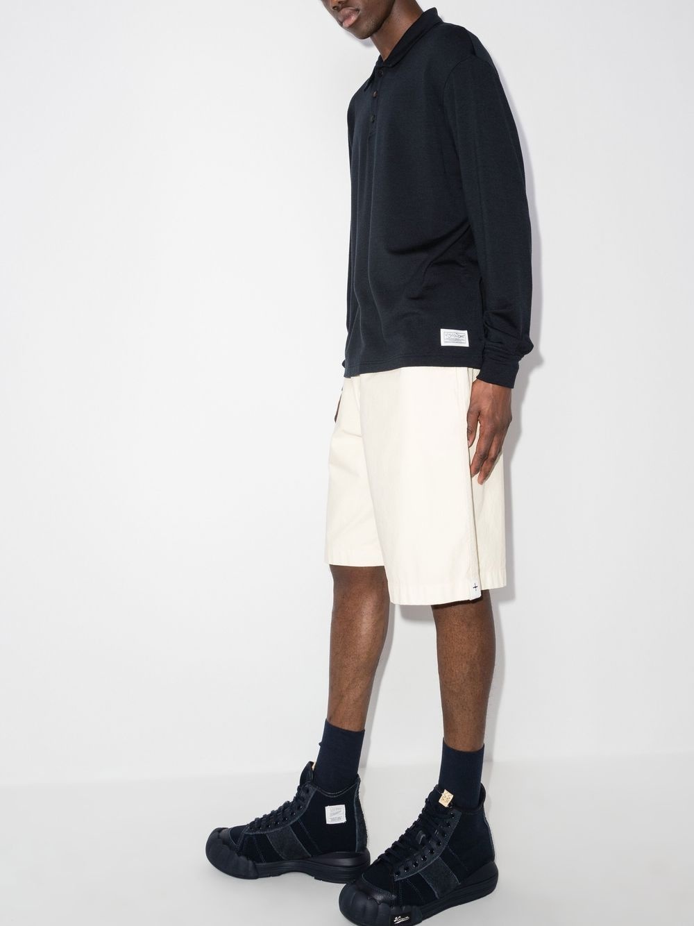 visvim VS WELLER L/S (SUPERFINE) NAVY | REVERSIBLE