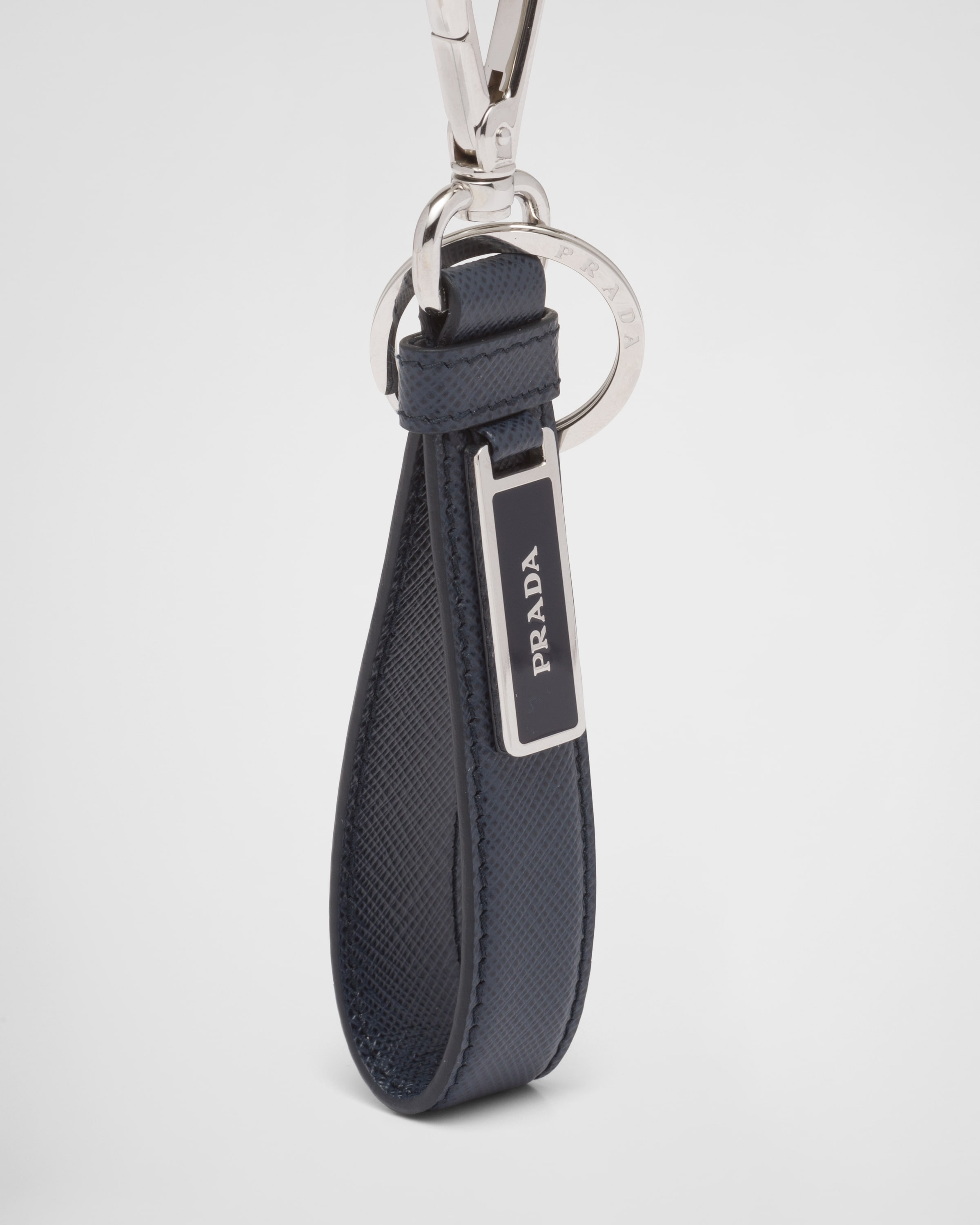 Saffiano Leather Keychain - 2