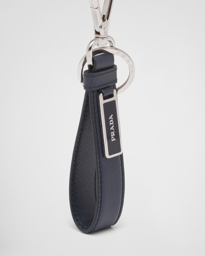 Prada Saffiano Leather Keychain outlook
