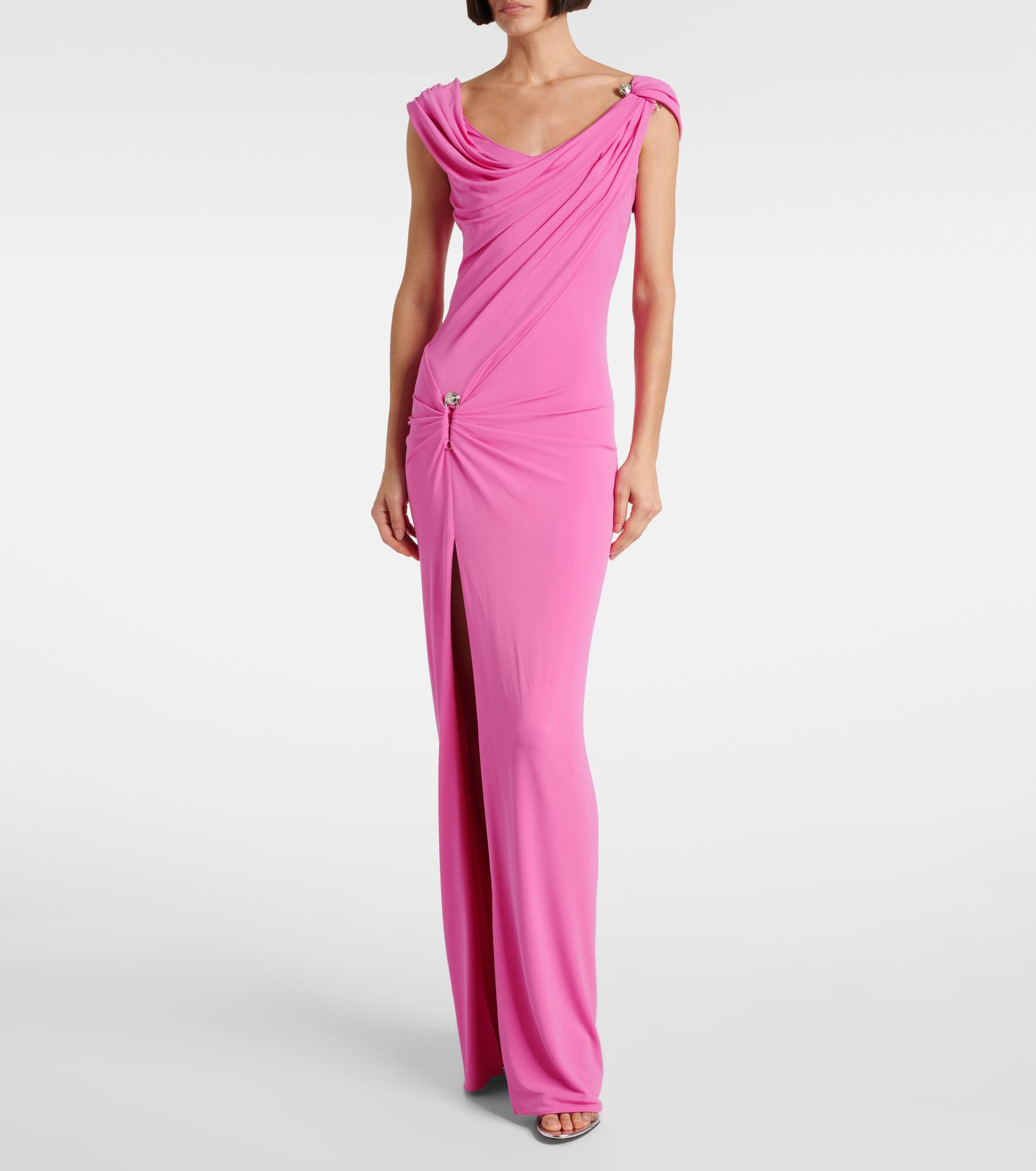 Safety Pin draped gown - 2