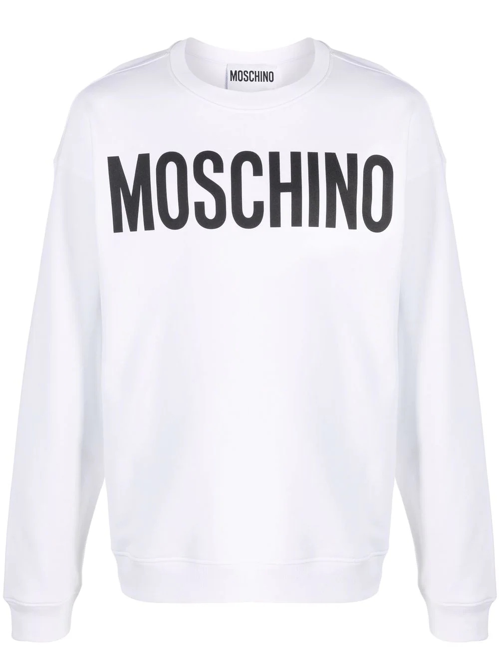 logo-print cotton sweatshirt - 1