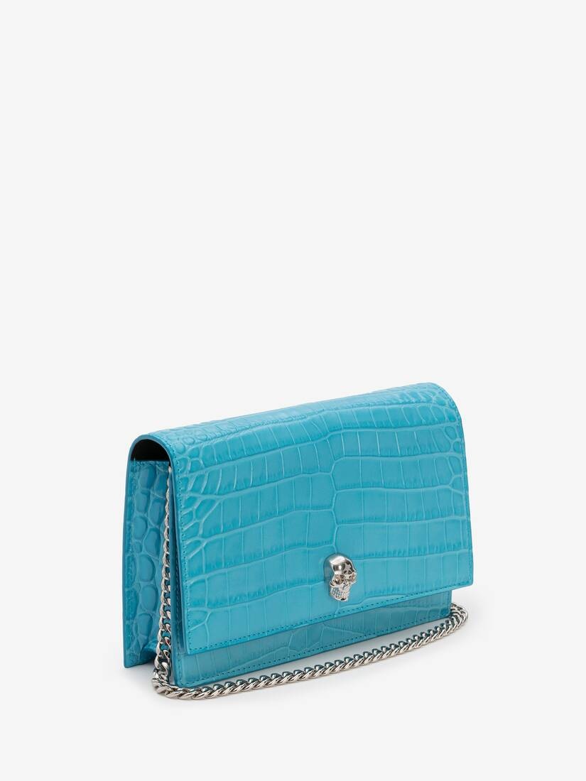 Small Skull Bag in Cerulean - 2