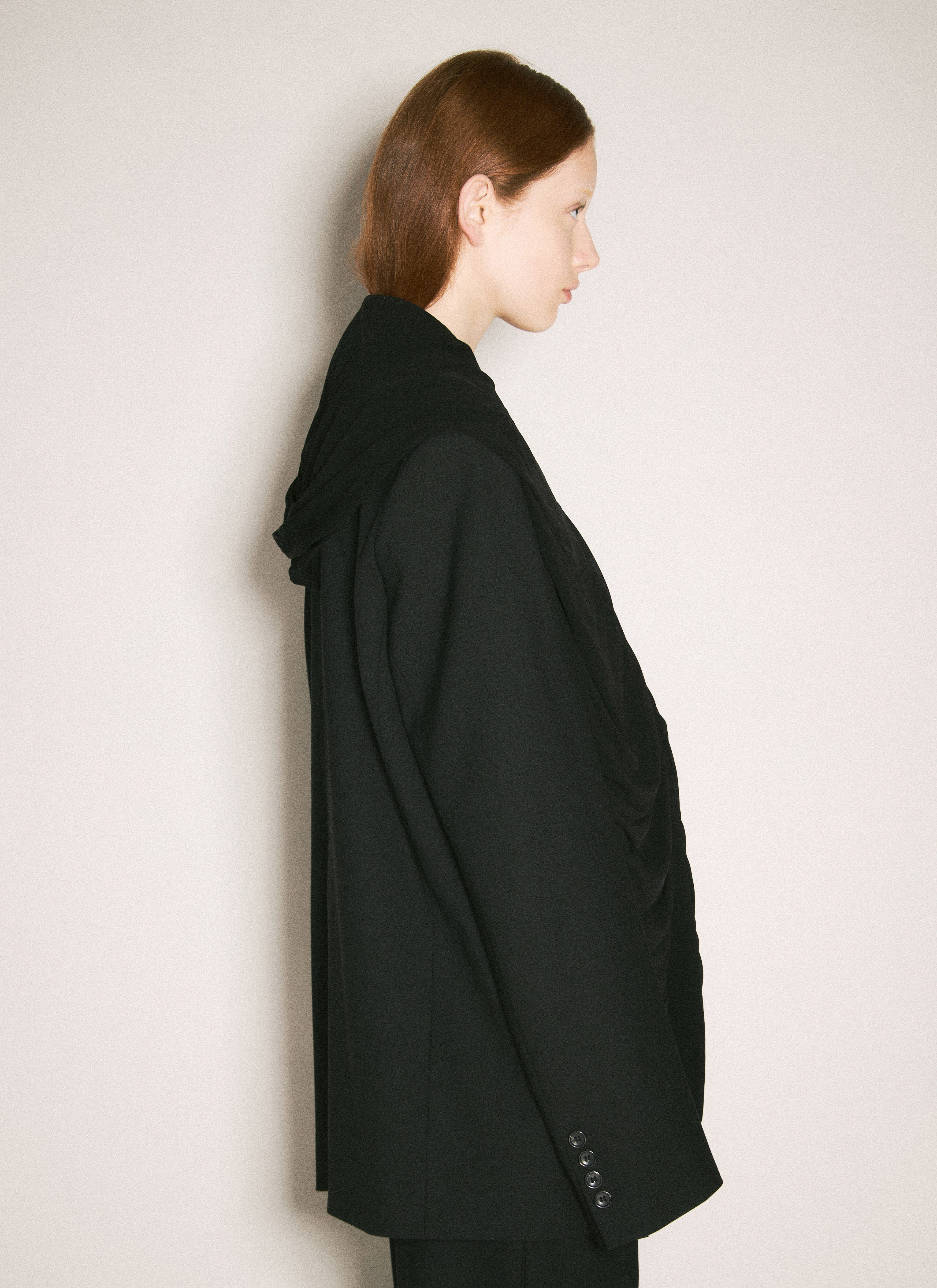 Y PROJECT - Y/Project Women Draped Hooded Blazer - 4