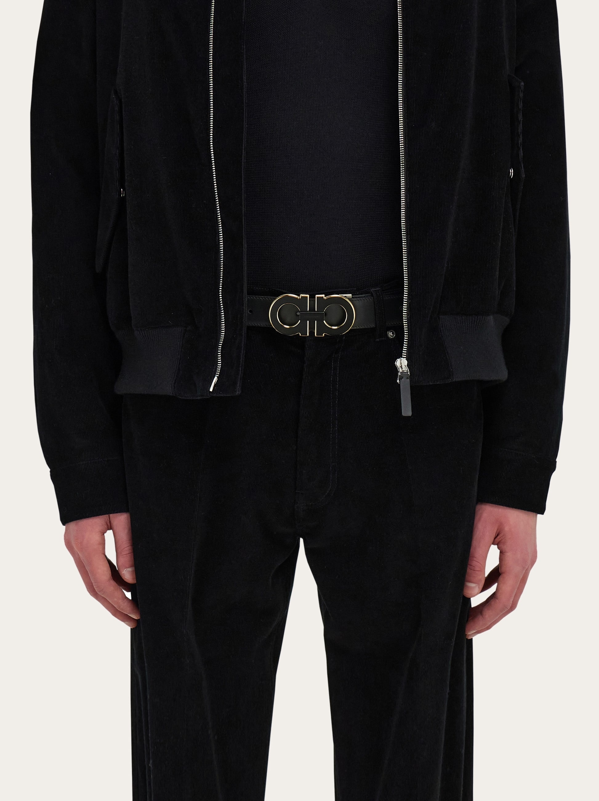 Reversible and adjustable Gancini belt - 4