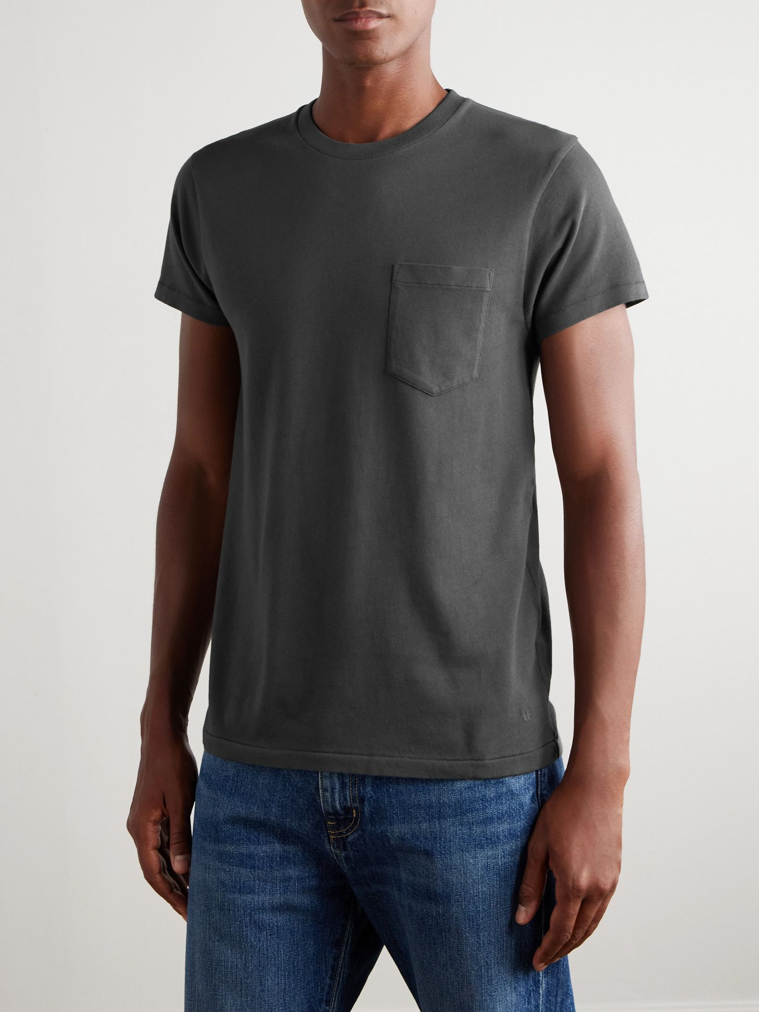 Cotton-Jersey T-Shirt Charcoal - 3