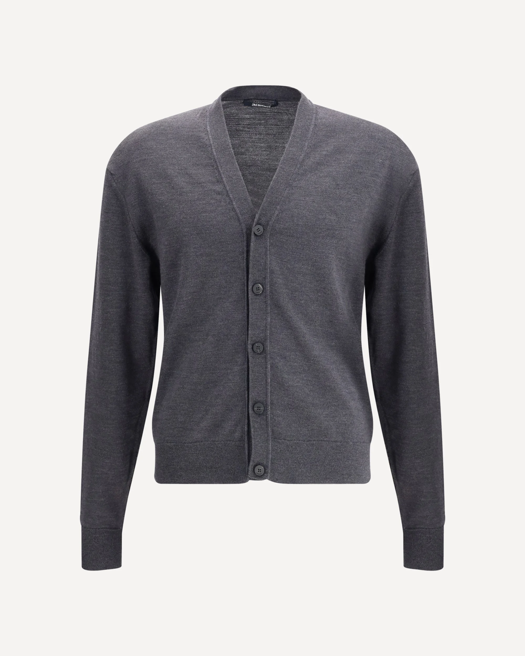V-neck Merino Wool Cardigan - 1