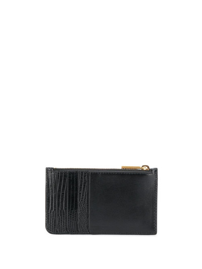 Tod's logo leather cardholder outlook