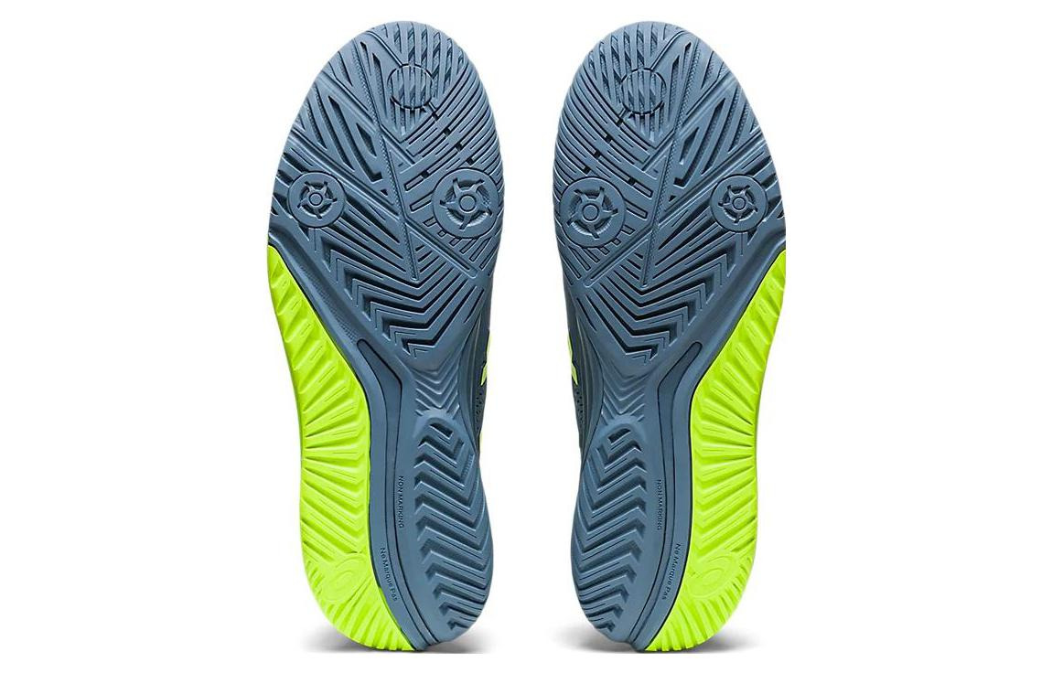 Asics Gel Resolution 9 'Steel Blue Hazard Green' 1041A330-400 - 7
