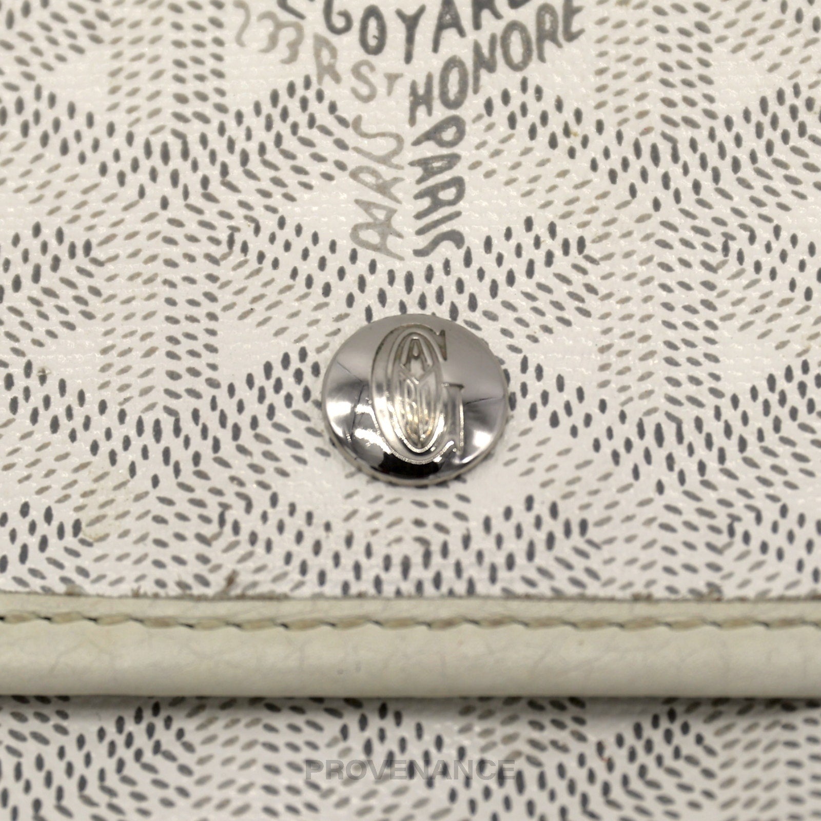 Goyard St. Louis Pouch Wallet - White Goyardine - 5