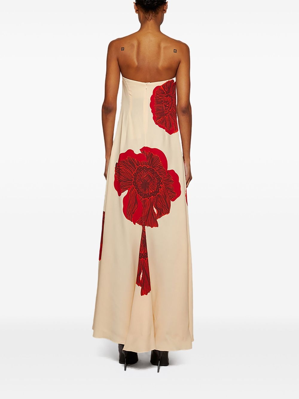 floral-print maxi dress - 4