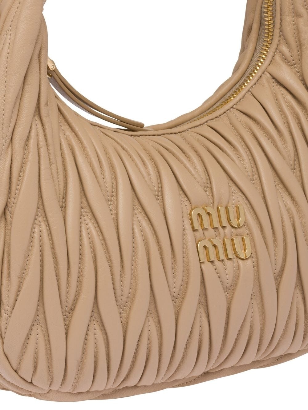 Miu Wander matelassé shoulder bag - 5