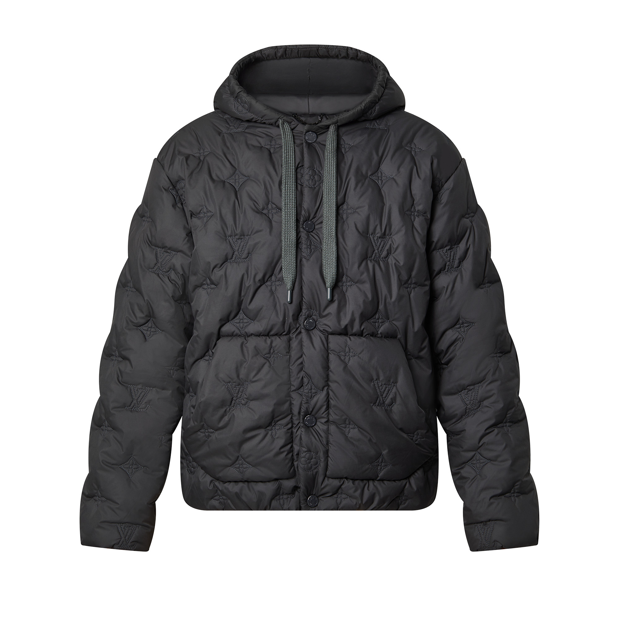 Monogram Quilted Hooded Blouson - 1