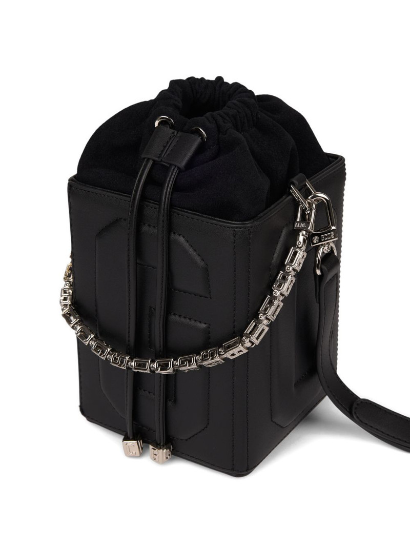 logo-embossed shoulder bag 5