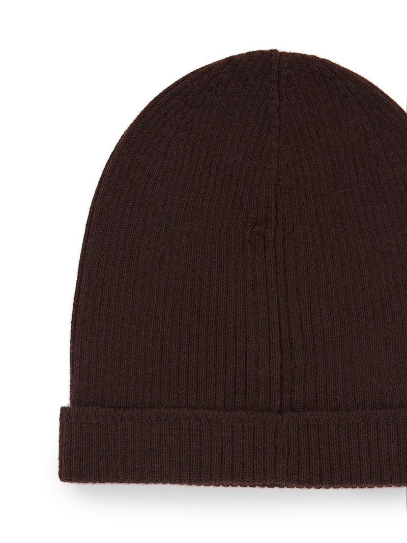 Brown Virgin Wool Beanie 4
