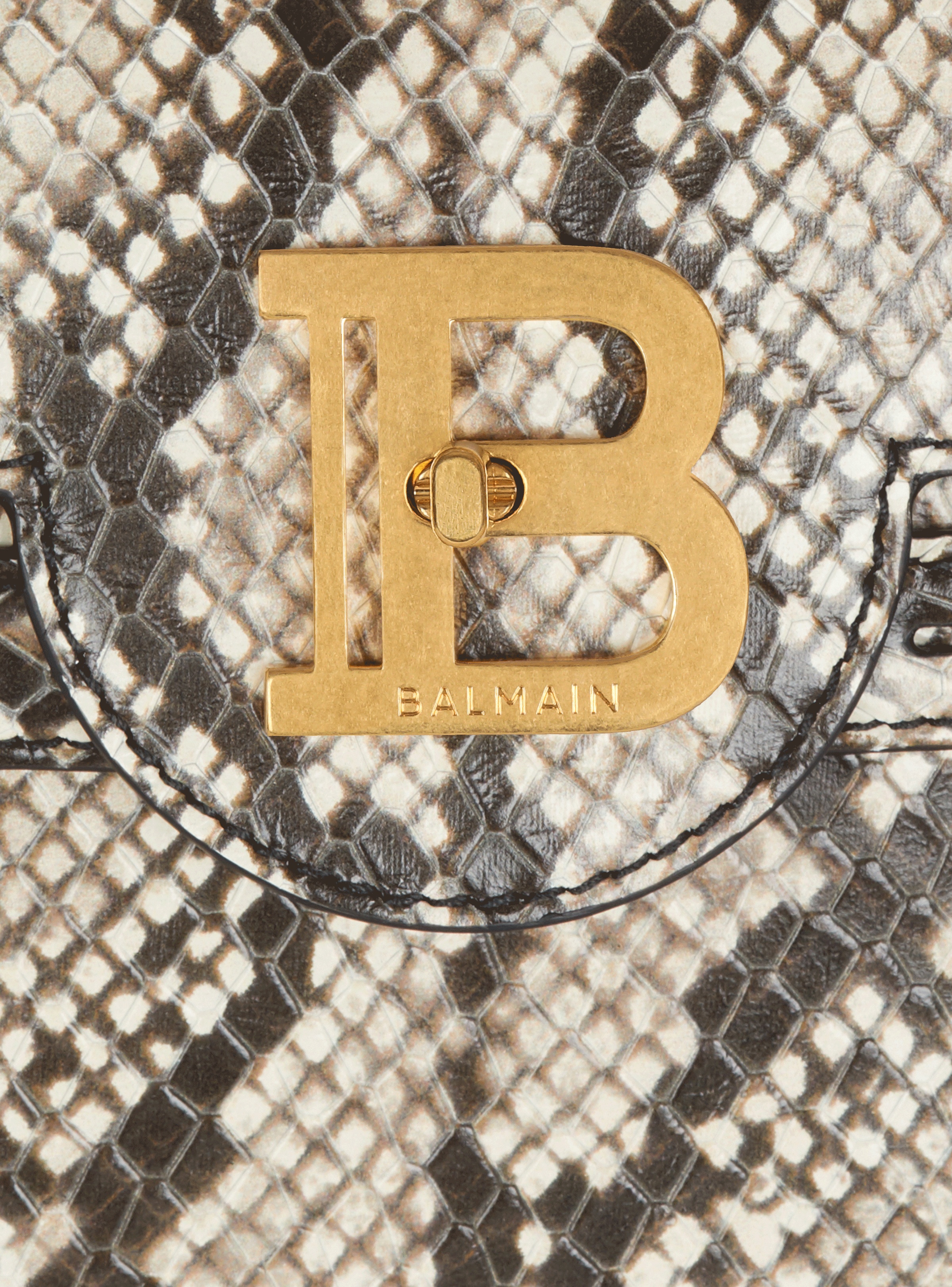 B-Buzz 23 snakeskin-effect leather bag - 7
