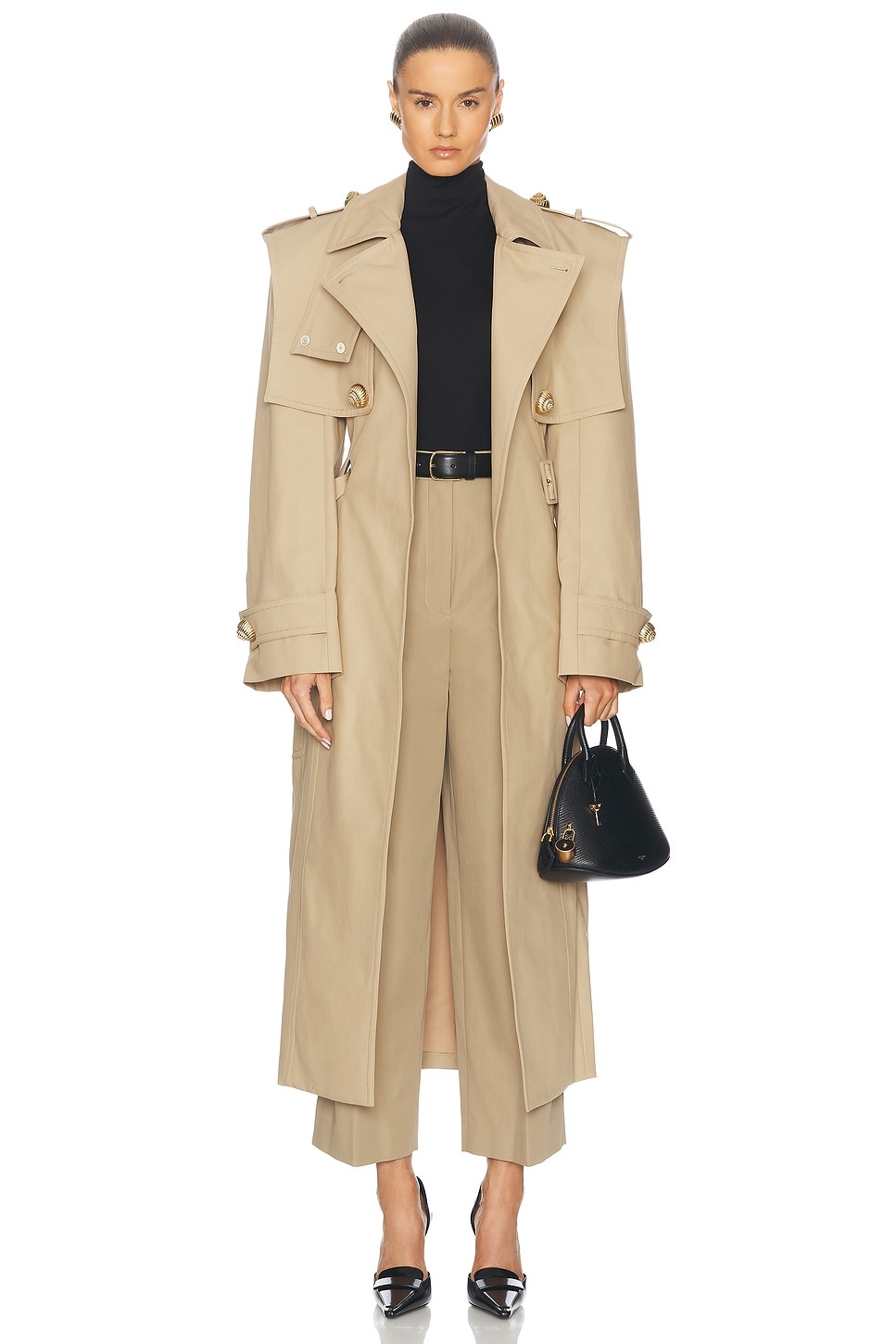 High Waisted Pleated Loose Pant - 5
