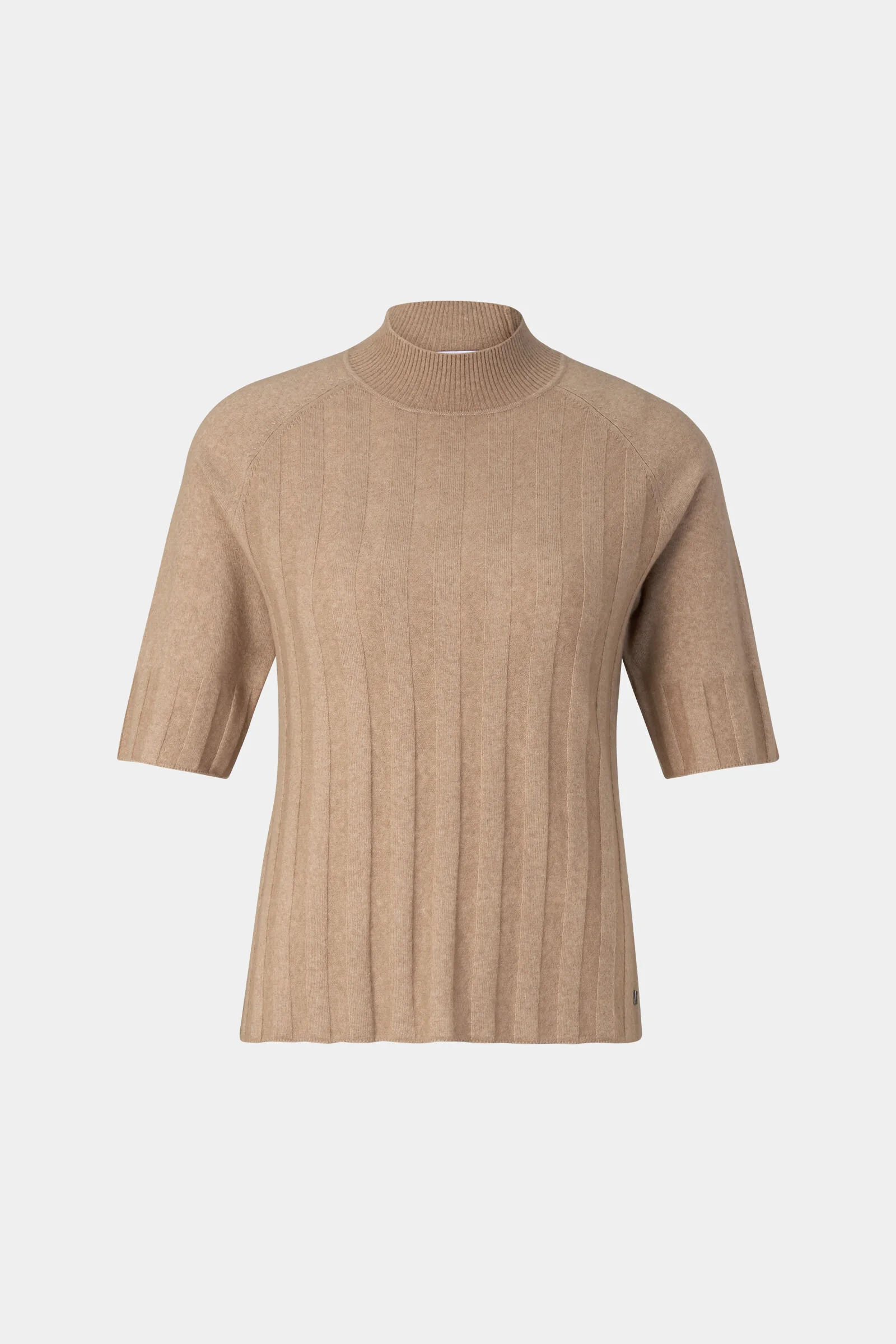 Virgin wool cashmere shirt Tina in Camel - 1