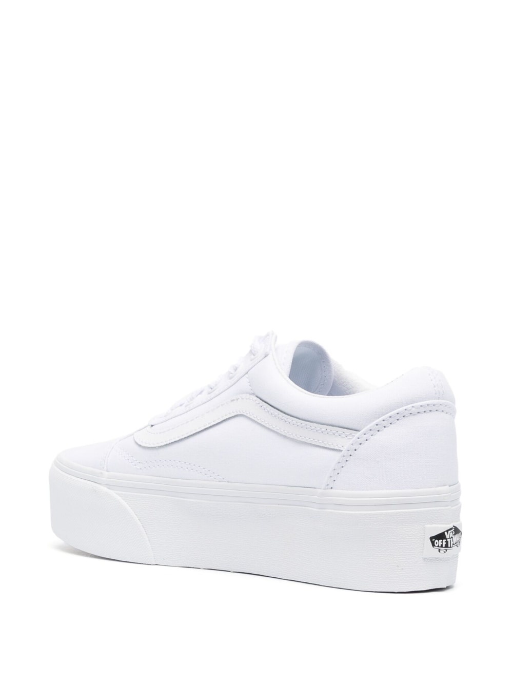 logo-patch low-top sneakers - 3