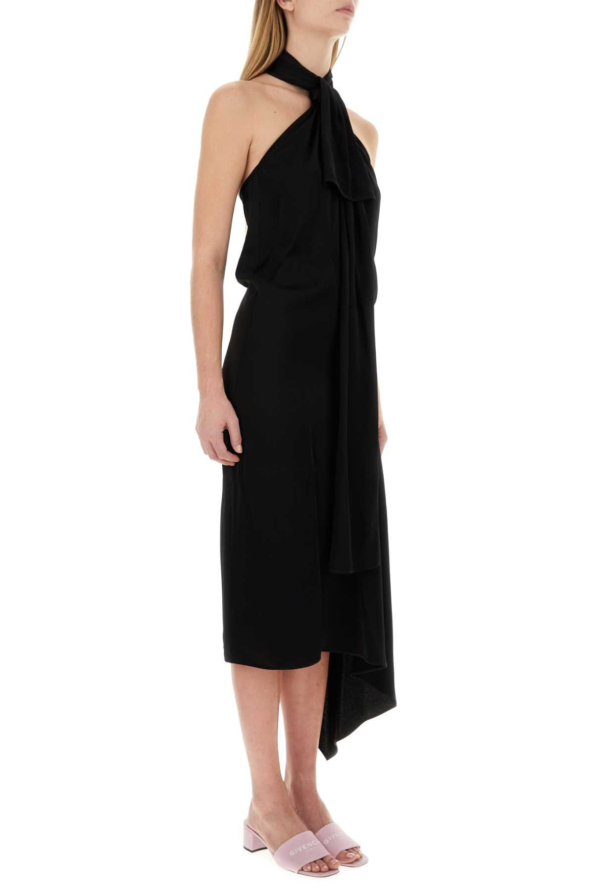 Givenchy Women Black Crepe Dress - 3
