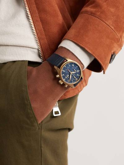 IWC Schaffhausen Pilot's Automatic Chronograph 41mm Bronze and Textile Watch, Ref. No. IW388109 outlook