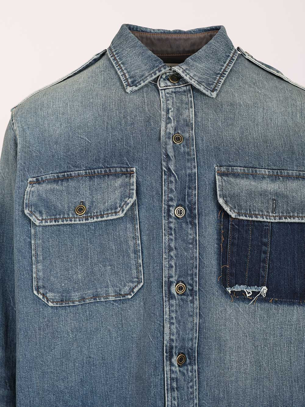 Long-Sleeved Shirt Shirts Blue - 4