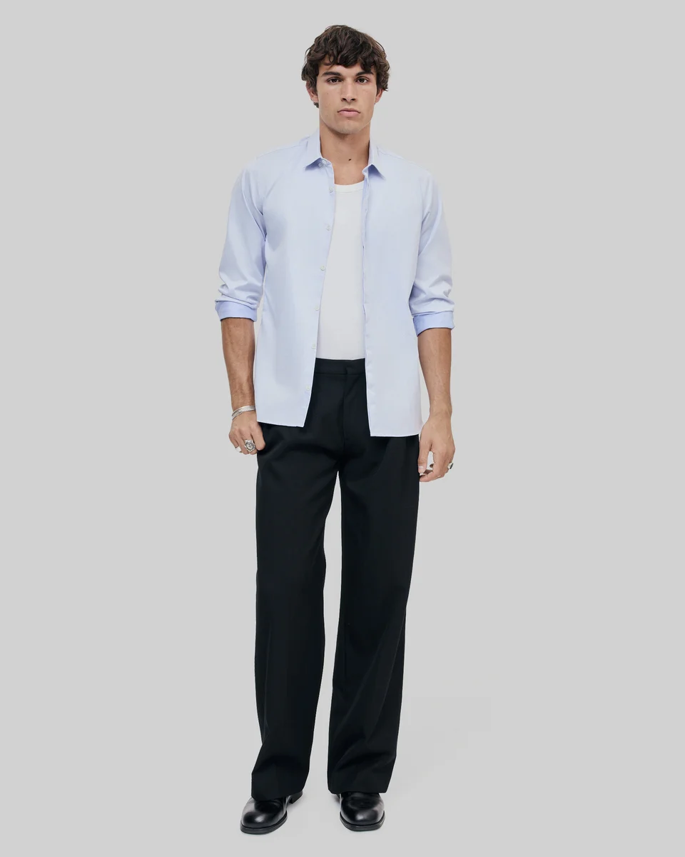 SKY BLUE CLASSIC COLLAR SHIRT - 1