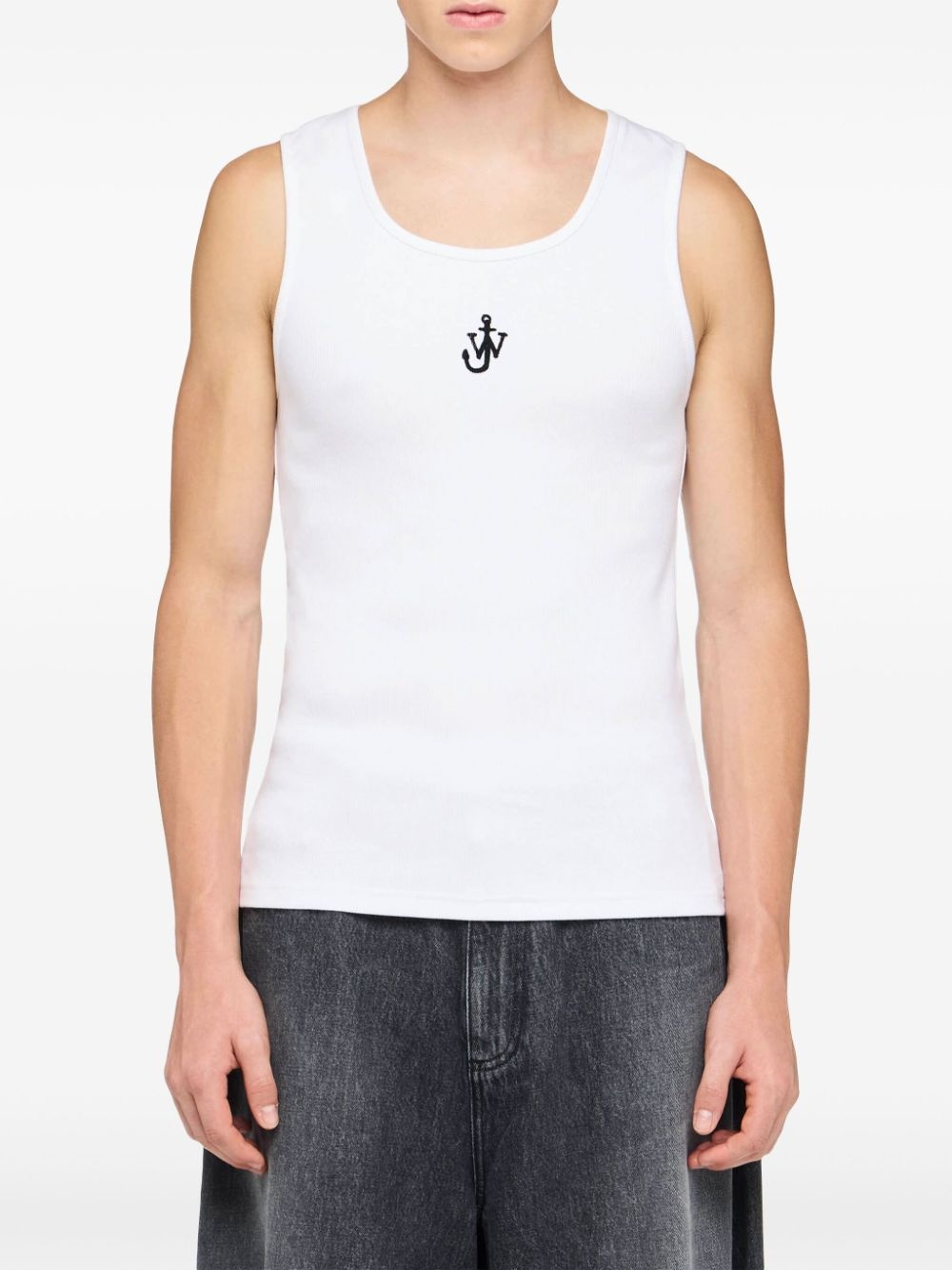 anchor logo tank top - 3