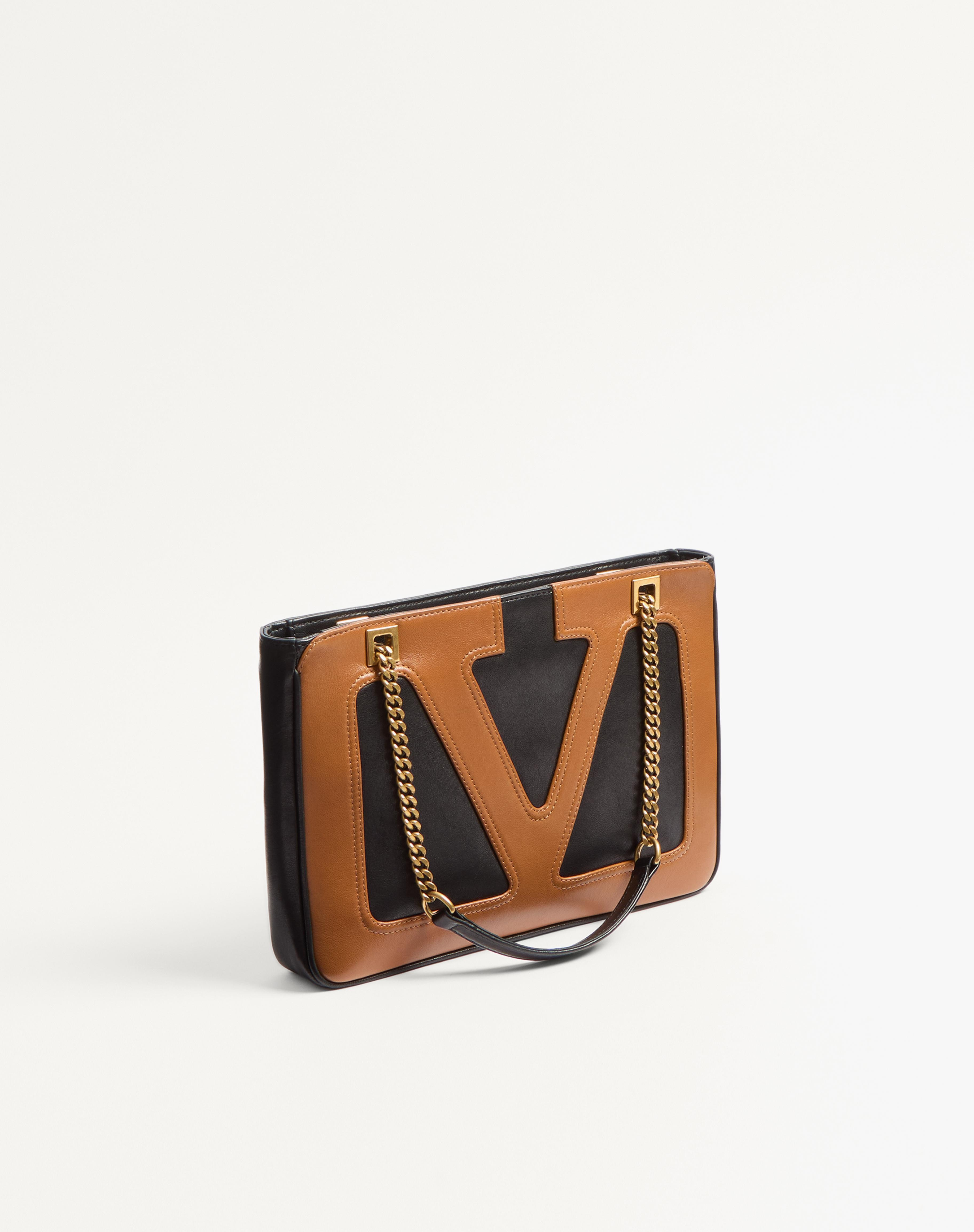 VALENTINO GARAVANI VIVA SUPERSTAR SMALL NAPPA LEATHER SHOPPING BAG - 2
