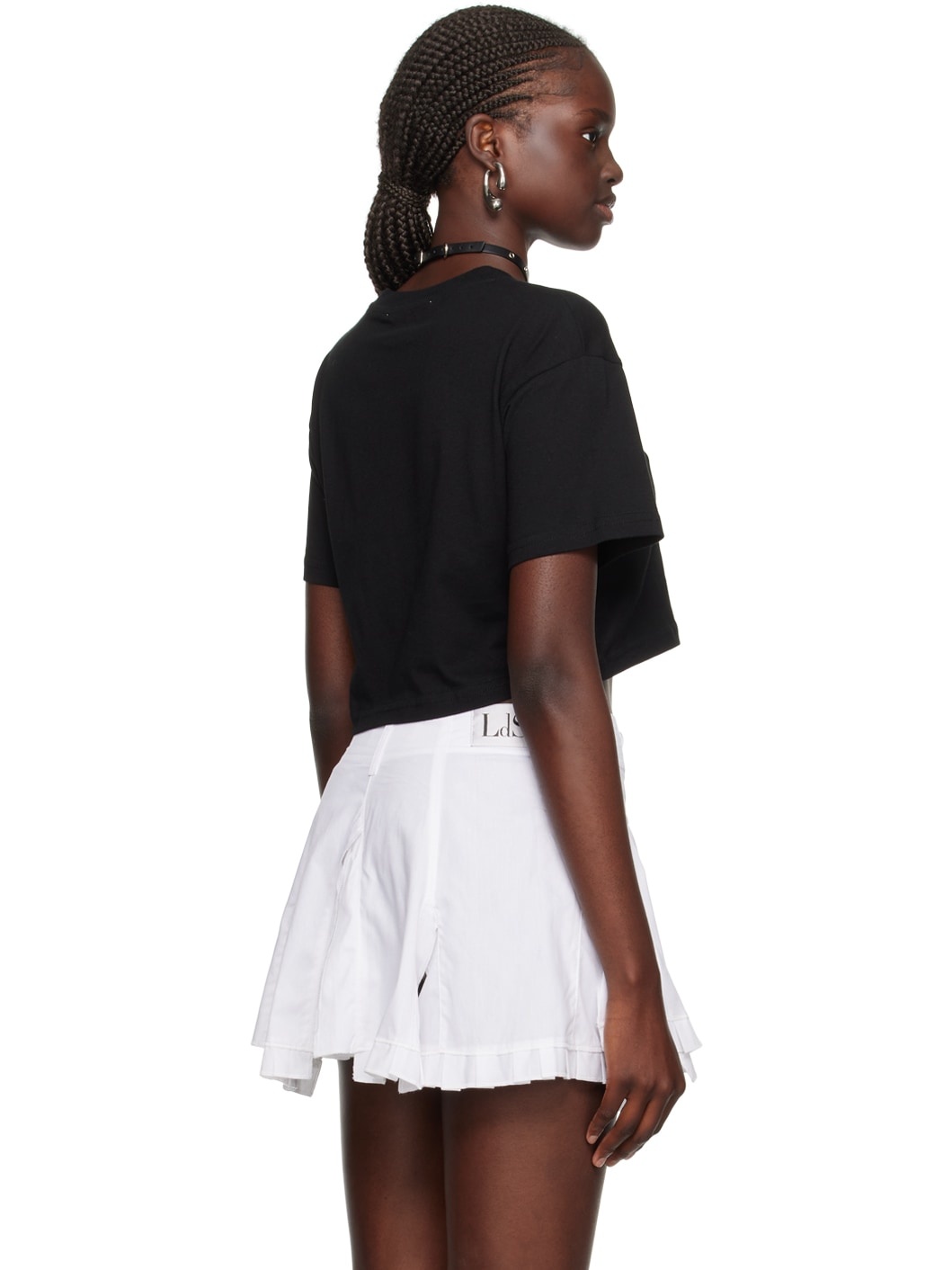 Black Crystal-Cut T-Shirt - 3