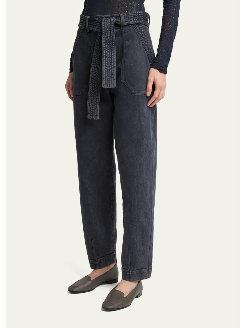 Tapered Stretch Denim Jeans 4