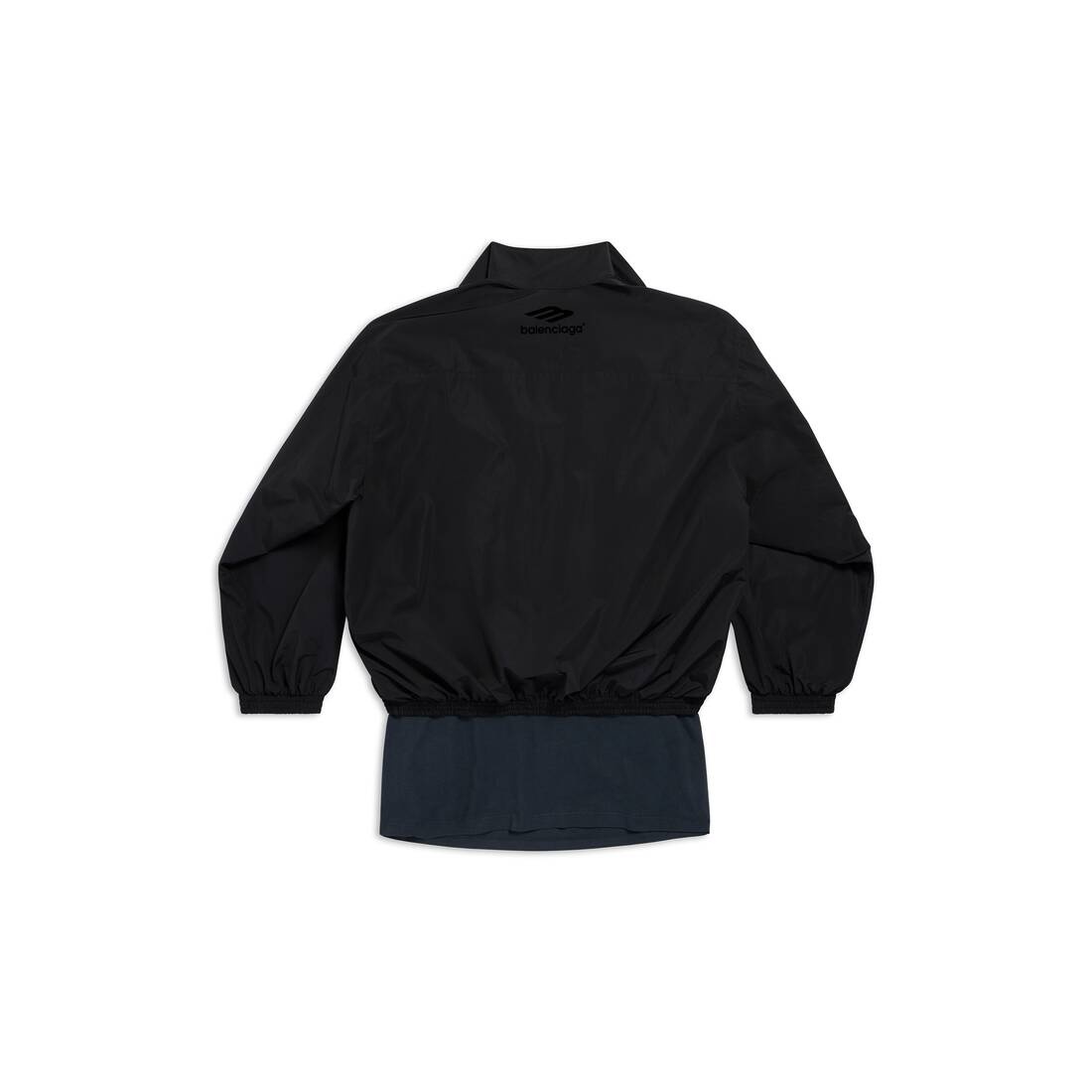 パーカー・フーディ [Balenciaga] Patched cotton poplin and fleece jacket - Black Balenciaga Patched cotton poplin and fleece jacket Balenciaga