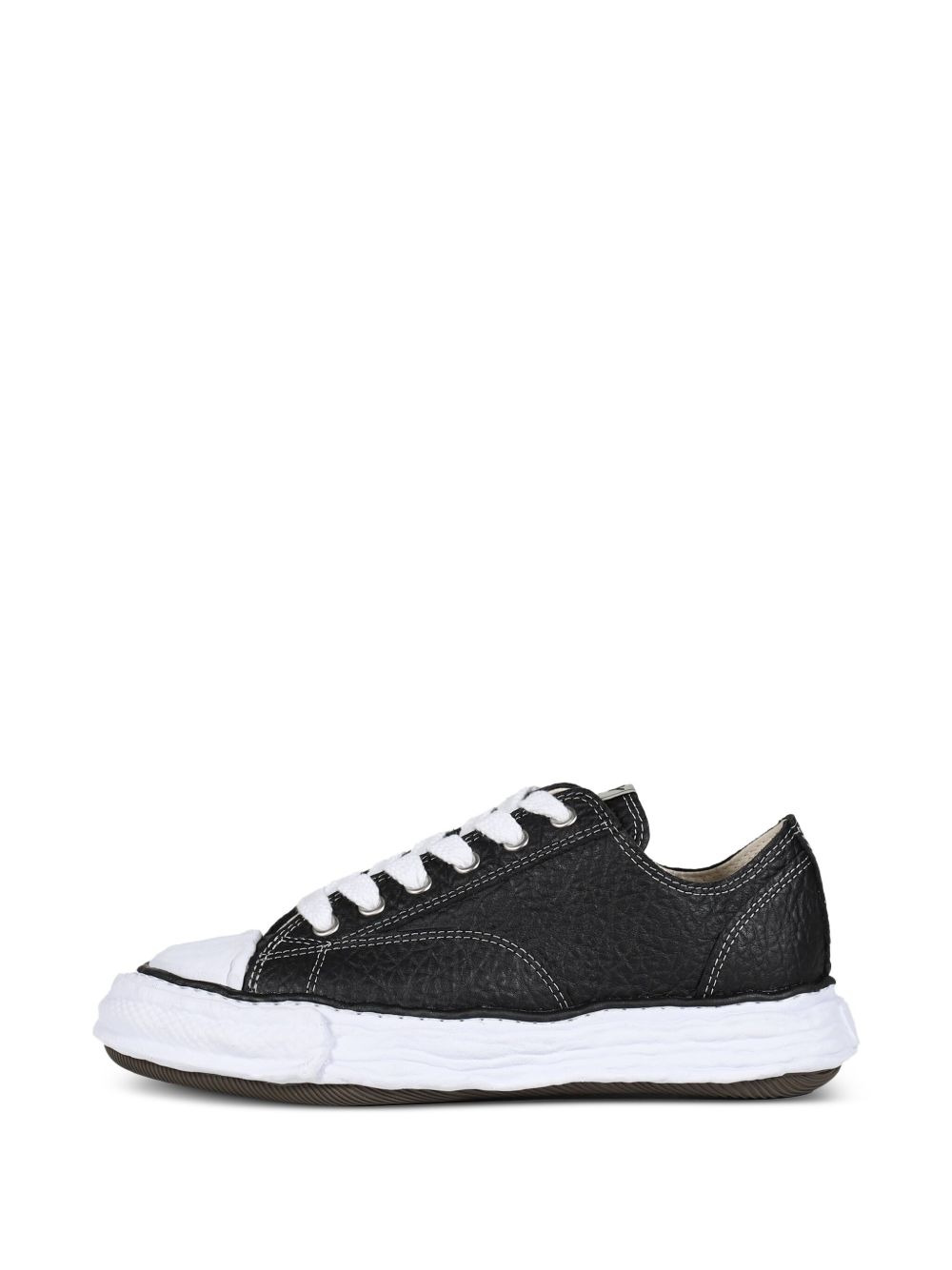 Peterson textured lace-up sneakers - 3