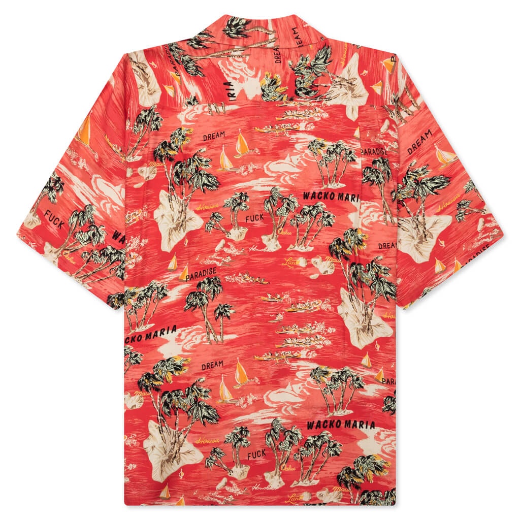 WACKO MARIA HAWAIIAN S/S SHIRT TYPE-1 - RED | REVERSIBLE