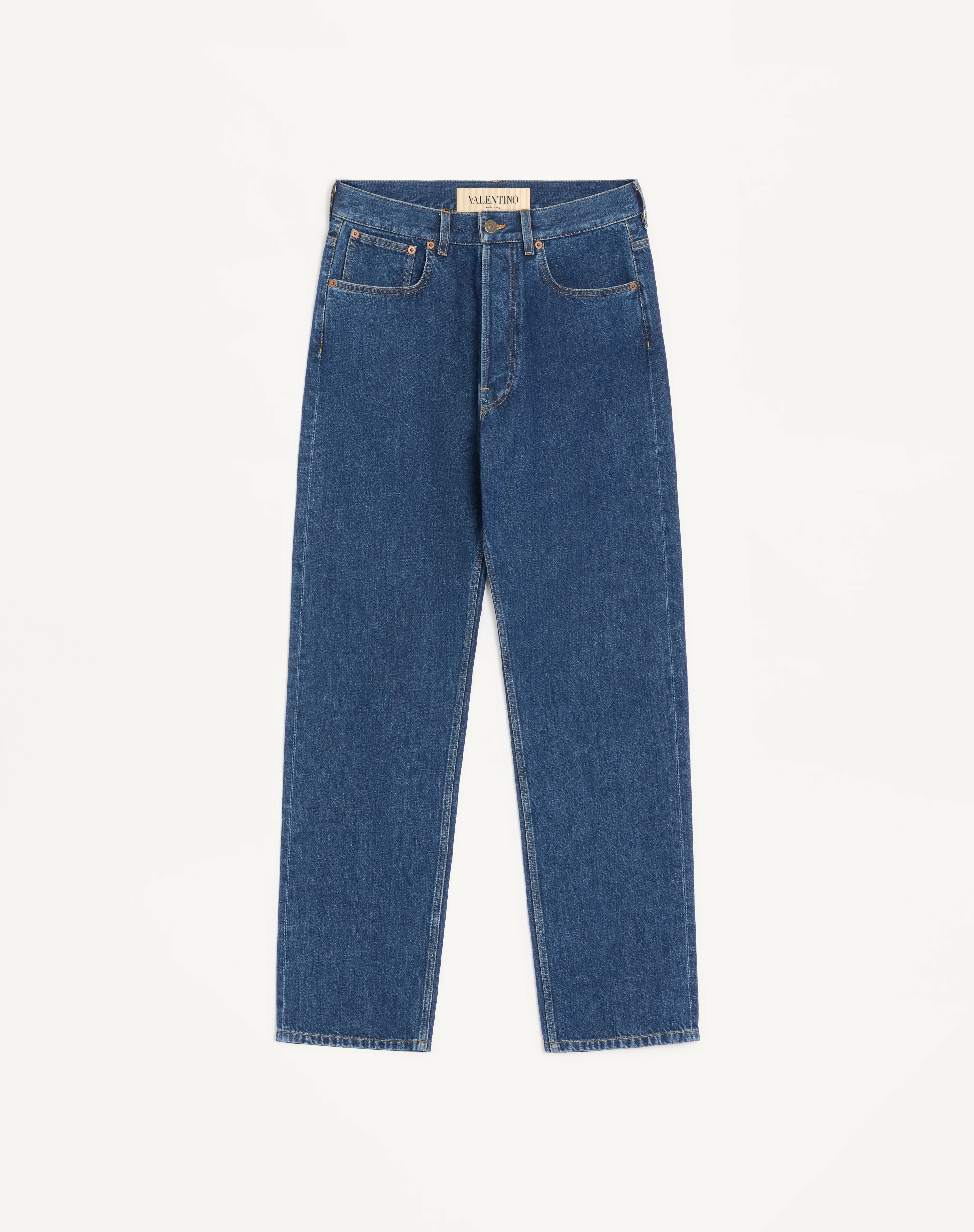 VALENTINO DENIM PANTS WITH VGOLD - 1