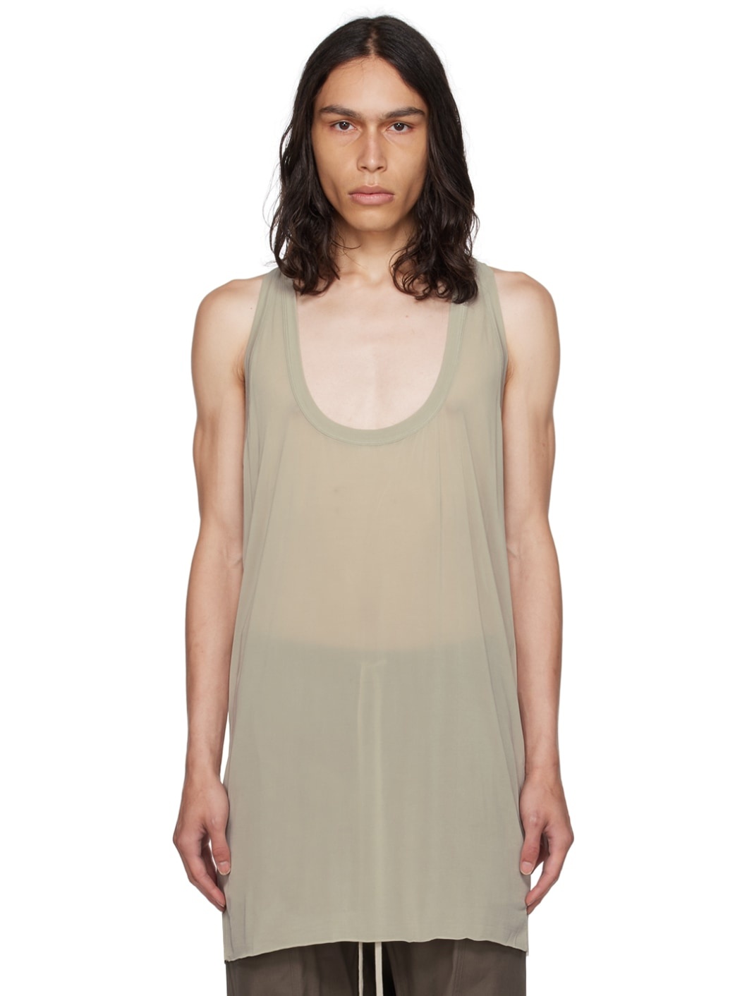 rick owens fog tanktop Rick Owens 変形 タンクトップ リック