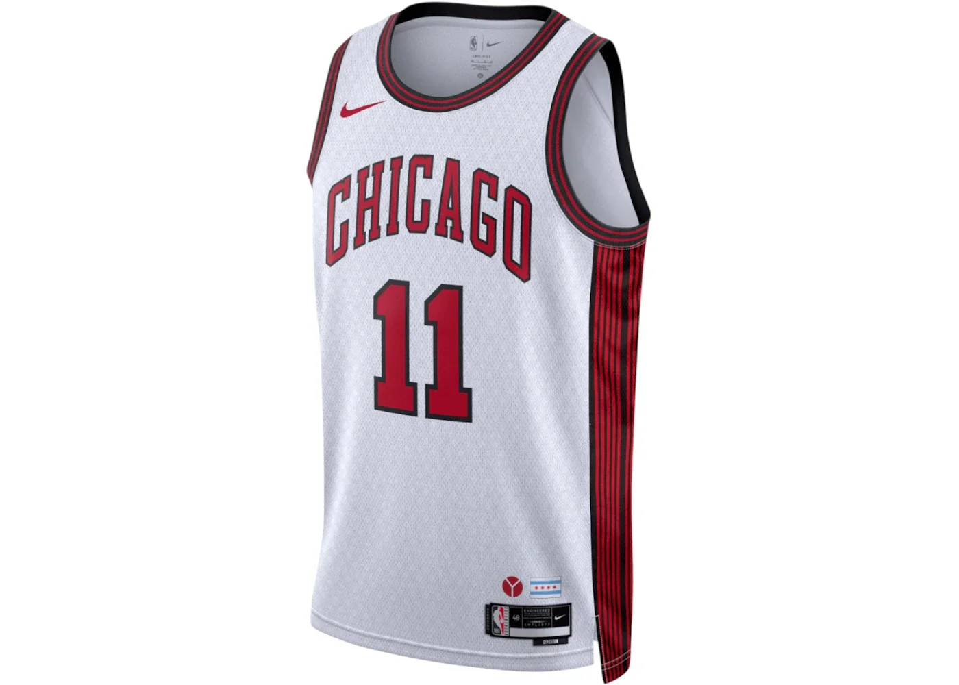 Nike NBA Chicago Bulls DeMar DeRozan City Edition Swingman Jersey Red/White - 1