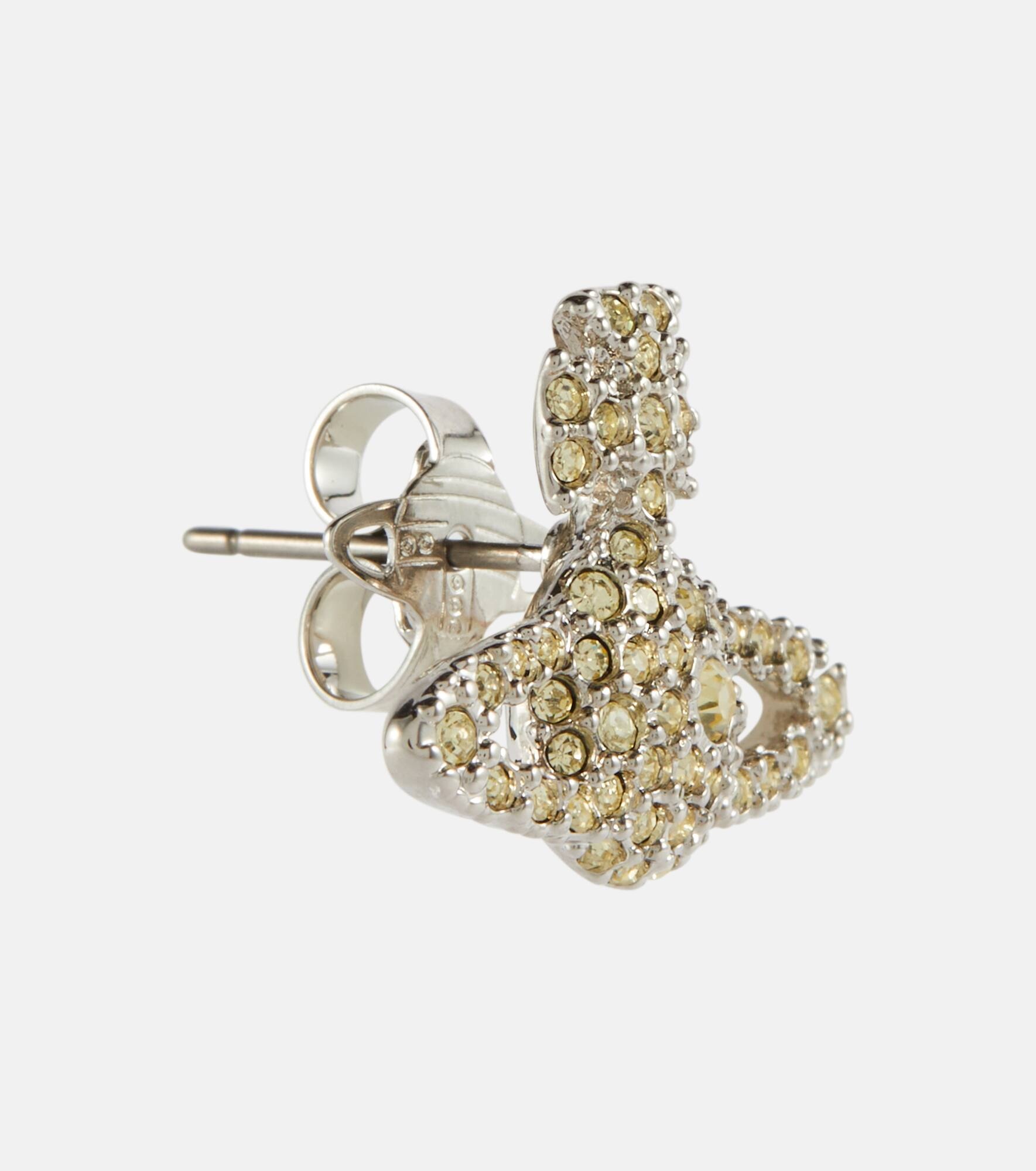 【VIVIENNE WESTWOOD】Grace embellished earrings Vivienne Westwood Grace embellished earrings | REVERSIBLE