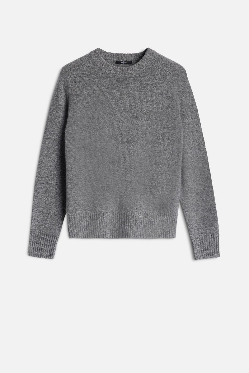 Cashmere Relaxed Sweater in Dark Grey 1