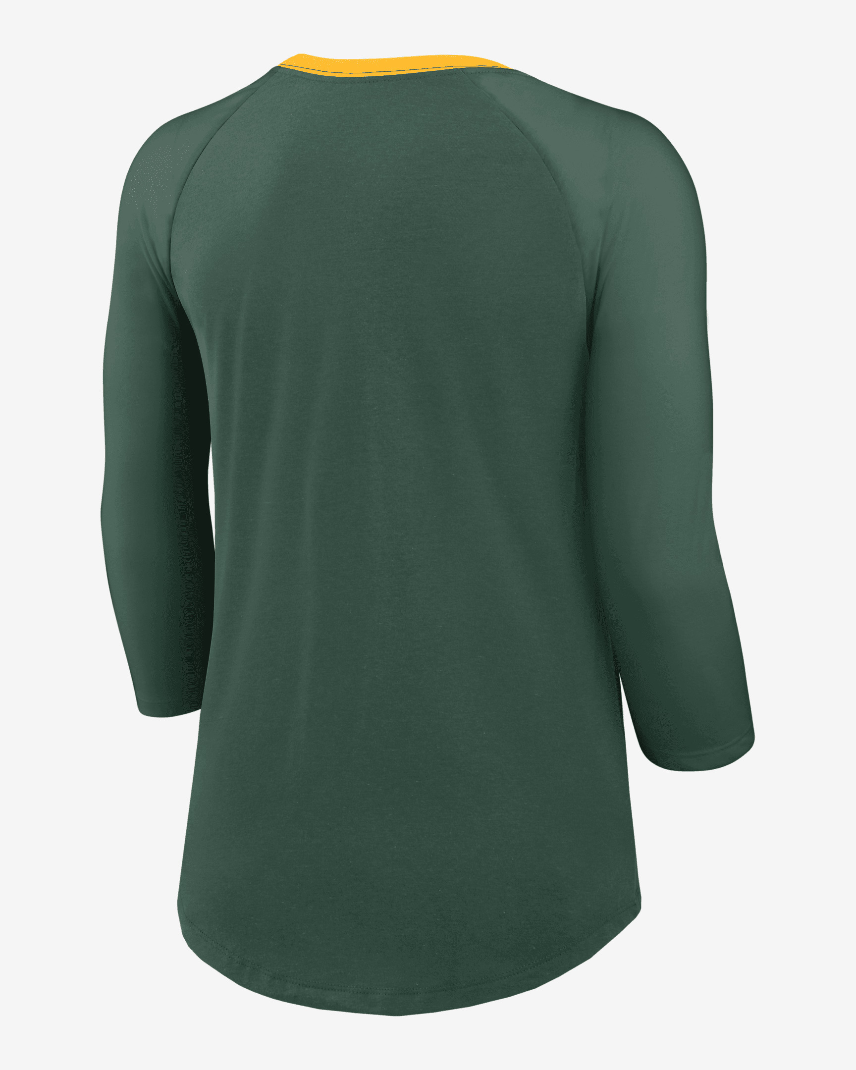 Green Bay Packers Women's Nike NFL 3/4-Sleeve T-Shirt - 2